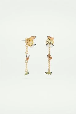 Les Néréides Boucles D'oreilles Tiges Pendantes Papillons émaillés Et Pierre En Verre Taillé 5 Les Néréides Boucles D'oreilles Tiges Pendantes Papillons émaillés Et Pierre En Verre Taillé -Les Néréides fr efa05ac6 1fe2 4b45 bdf2 5276c5565796