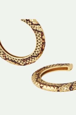 Les Néréides Boucles D'oreilles Créoles écailles De Serpent -Les Néréides fr f192bc08 6642 4a4b b335 250dce6f7cfb