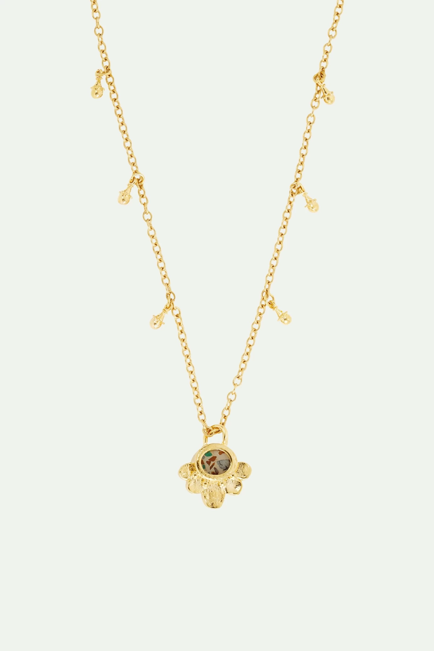 Les Néréides Collier Pendentif Terrazzo 1 Les Néréides Collier Pendentif Terrazzo