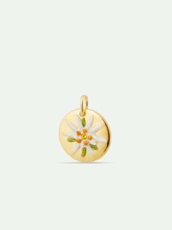 Les Néréides Pendentif Fleur D'edelweiss : Pureté Et Préciosité