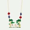 N2 By Les Néréides Collier Plastron Famille D'hamsters En Forêt