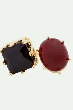Les Néréides Bague Ajustable Toi Et Moi Pierres Noire Et Rouge -Les Néréides fr fcc1d0fe 3d11 42f6 aa98 52dfdeda779a