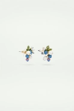 Les Néréides Boucles D’oreilles Tiges Myrtilles, Fleurs Blanches Et Luciole -Les Néréides fr fcd16891 8a73 40f2 89ca d86863cbf566