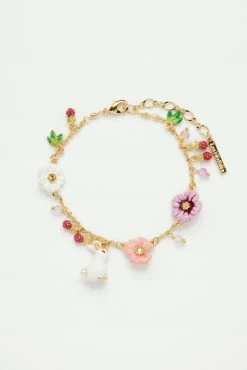 Les Néréides Bracelet Charm's Lapin Rencontre Enchantée