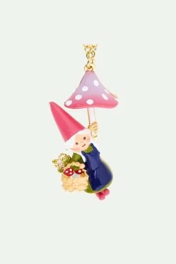 N2 By Les Néréides Collier Pendentif Naine De Jardin Et Cueillette De Champignons -Les Néréides fr fdbd515a 63b6 4d5b 8a6c aa0821dad30a
